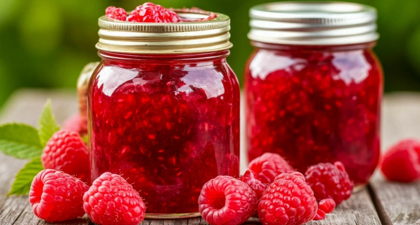 Ароматное малиновое варенье за 5 минут без кипячения: вкусное, полезное и сохраняется при комнатной температуре круглый год
