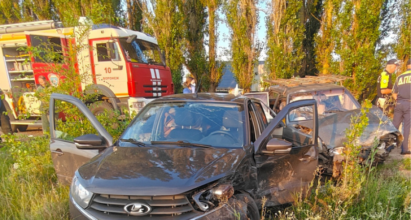 Серьёзное ДТП в Воронежской области: в нём участвовало два автомобиля