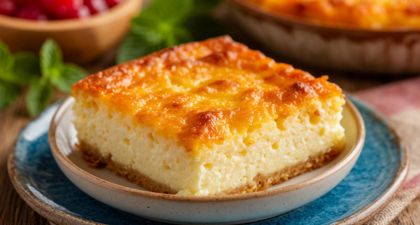 Творожная запеканка без манки и муки. Идеальный рецепт на каждый день