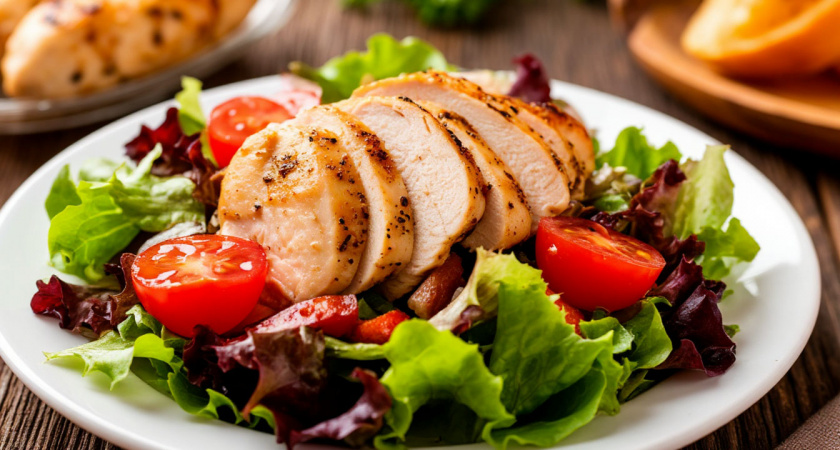 Салат с курицей и корейской морковью. Вкуснейшее Новогоднее блюдо для Огненной Лошади!