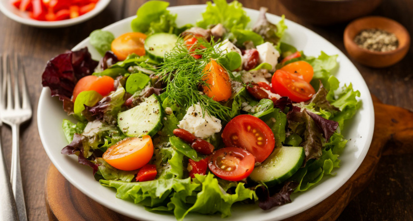 Всего 4 ингредиента и 10 минут: готовим салат, который станет вашей палочкой-выручалочкой на все случаи жизни