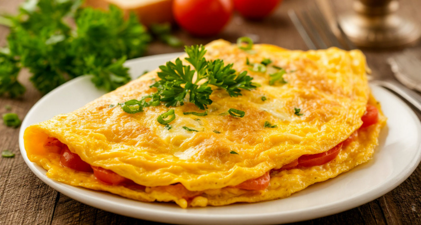 Всего 1 стакан овсянки и 2 яйца — вкуснейший завтрак готов: домочадцы слопали за считанные секунды