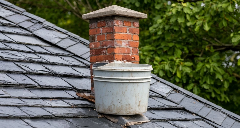 Надежная герметизация на века: как заделать отверстие вокруг дымохода в кровле из шифера — смесь из двух компонентов