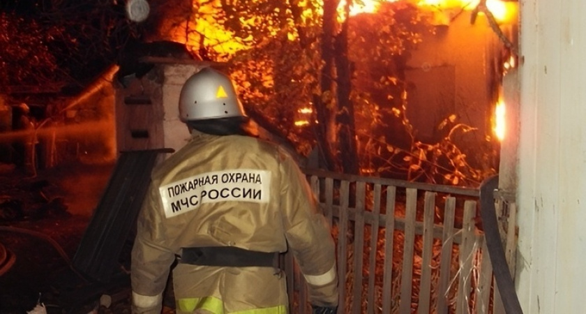 В Лискинском районе вечером 5 декабря произошёл пожар