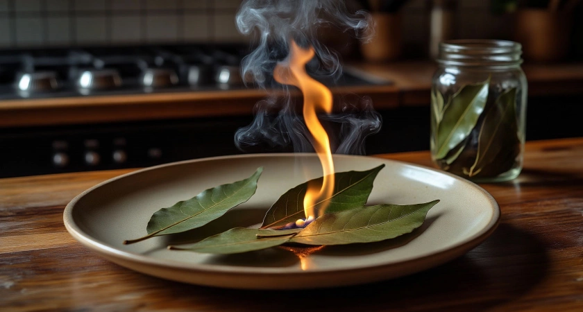 Дома вечерами всегда поджигаю лавровый лист: хитрость предков работает и сегодня
