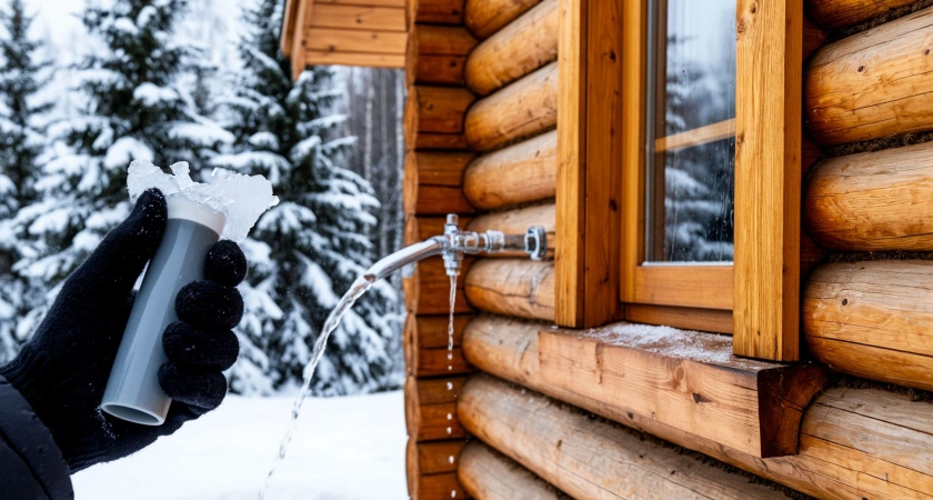 Трубы в бане лопались каждую зиму. Нашел 2 решения: теперь система переживет любые морозы