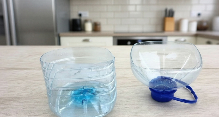 Не спешите выбрасывать: как из 5-литровых бутылок сделать корзину для хранения - мой любимый лайфхак