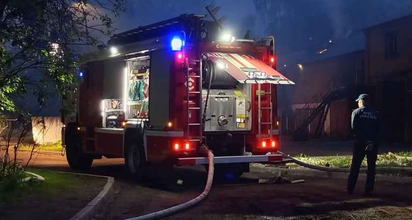 Под Воронежем пожилой мужчина стал жертвой пожара