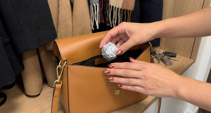 Всегда ношу в сумке шарик из фольги: подсмотрела у китайцев - простая вещь, а так выручает