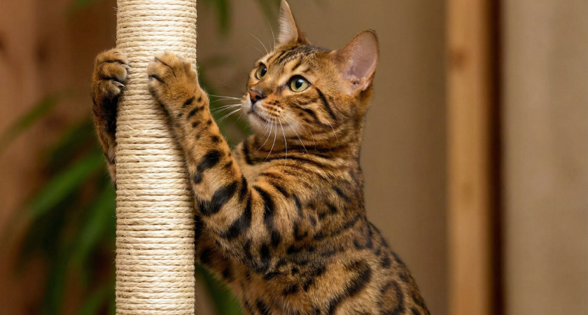 Почему царапание когтей при встрече — особый знак от вашей кошки