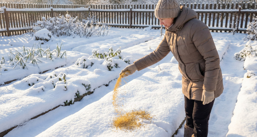 3 пачки крупы из магазина заменят камаз навоза. Зимой кидаю на снег - все лето наслаждаюсь пышным садом