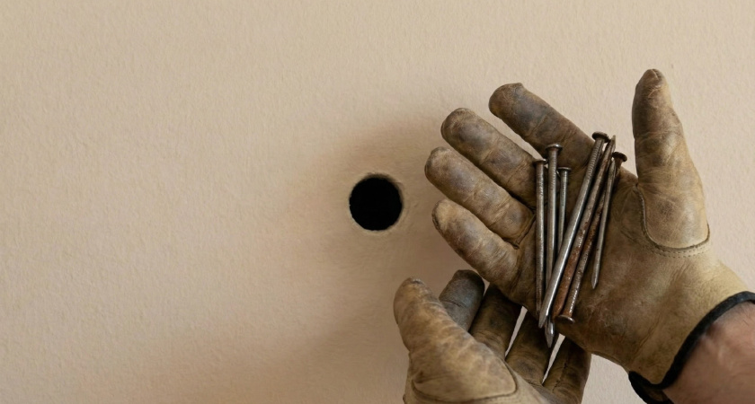 Как сделать идеальное отверстие в бетонной стене без сверла и дрели: простой метод с подручными средствами