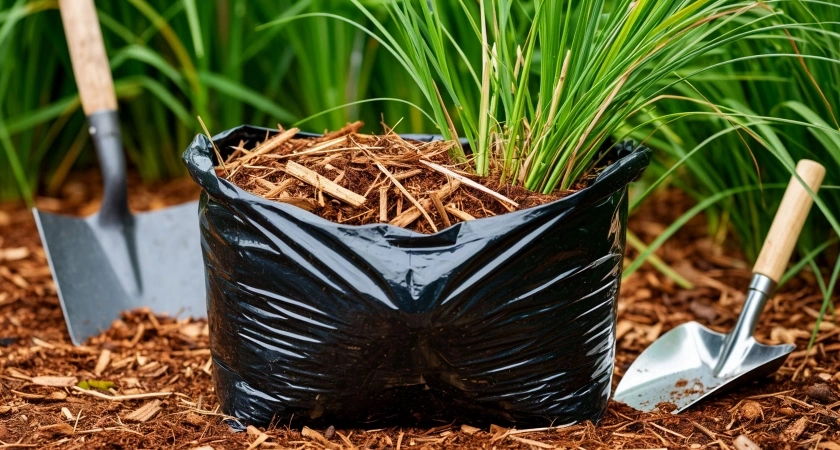 Сорняки и отходы превратятся в чернозем за одну зиму: как я готовлю компост в обычных мешках для мусора