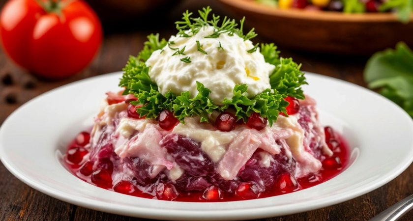 Трендовый салат «Селёдка под снегом» — замена заезженной «Шубе»