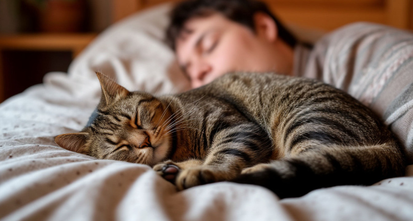 Почему кошки спят с человеком: 3 главные причины и важные моменты, о которых следует помнить