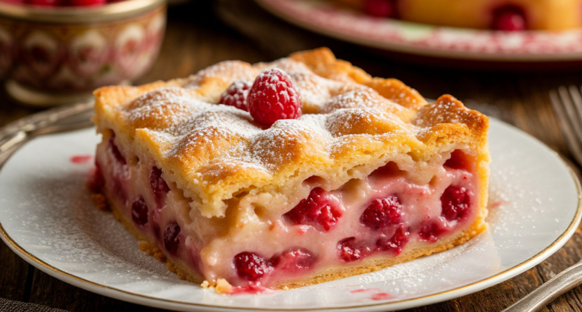 Вот такое чудо готовлю к праздничному столу — шарлотка «Праздничная» из 4 продуктов: без соды и разрыхлителя