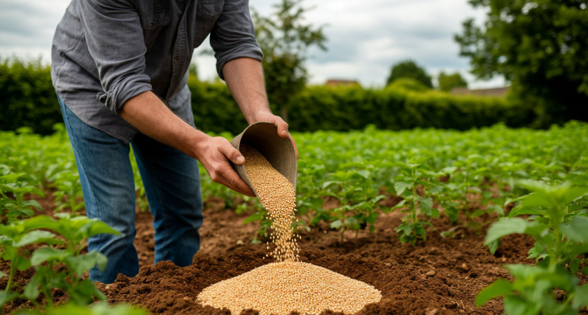 3 крупы из магазина заменяют мне тонну навоза. Раскидываю зимой по снегу, весной удобрения не покупаю