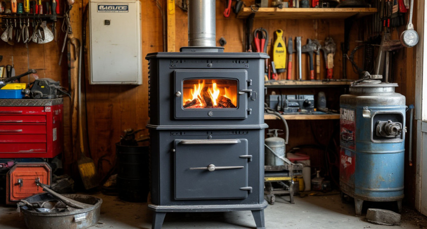 Народная печь, которая греет лучше электрики: ставлю в дом, на дачу и в гараж