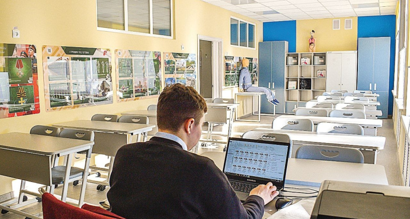 В Лискинском районе  в рамках реализации национального проекта отремонтировали Краснознаменную школу