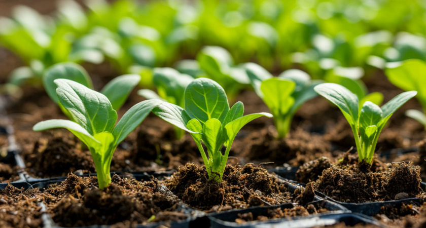 Крошу 1 таблетку в воду и поливаю — любая рассада прёт щёткой: вытянутые сеянцы в прошлом — фитолампа не нужна