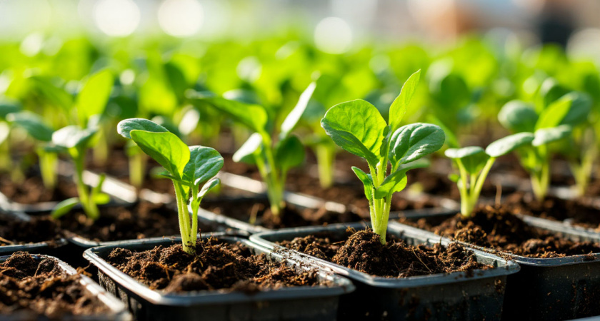 Кладу народное средство в горшок с рассадой и получаю мощные томаты и перцы