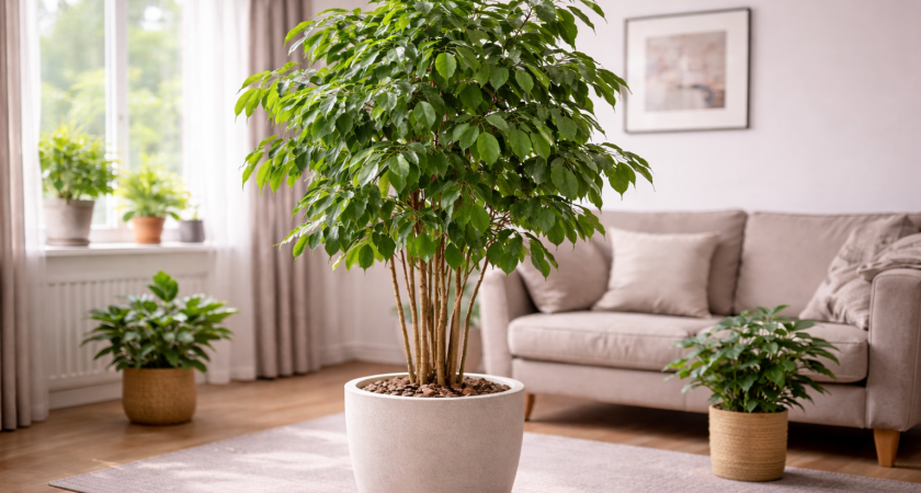 Фикус снова с шикарной листвой: основной секрет ухода за домашним растением