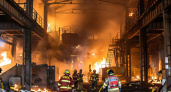 На воронежском маслокомбинате вспыхнул сильный пожар