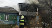 В Воронежской области при пожаре в жилом доме пострадал человек