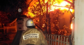 Ночной пожар произошёл в Лискинском районе