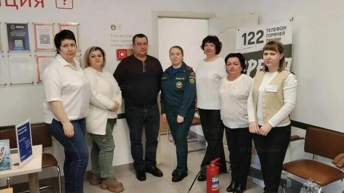 В Воронежской области провели занятия по пожарной безопасности для сотрудников организаций