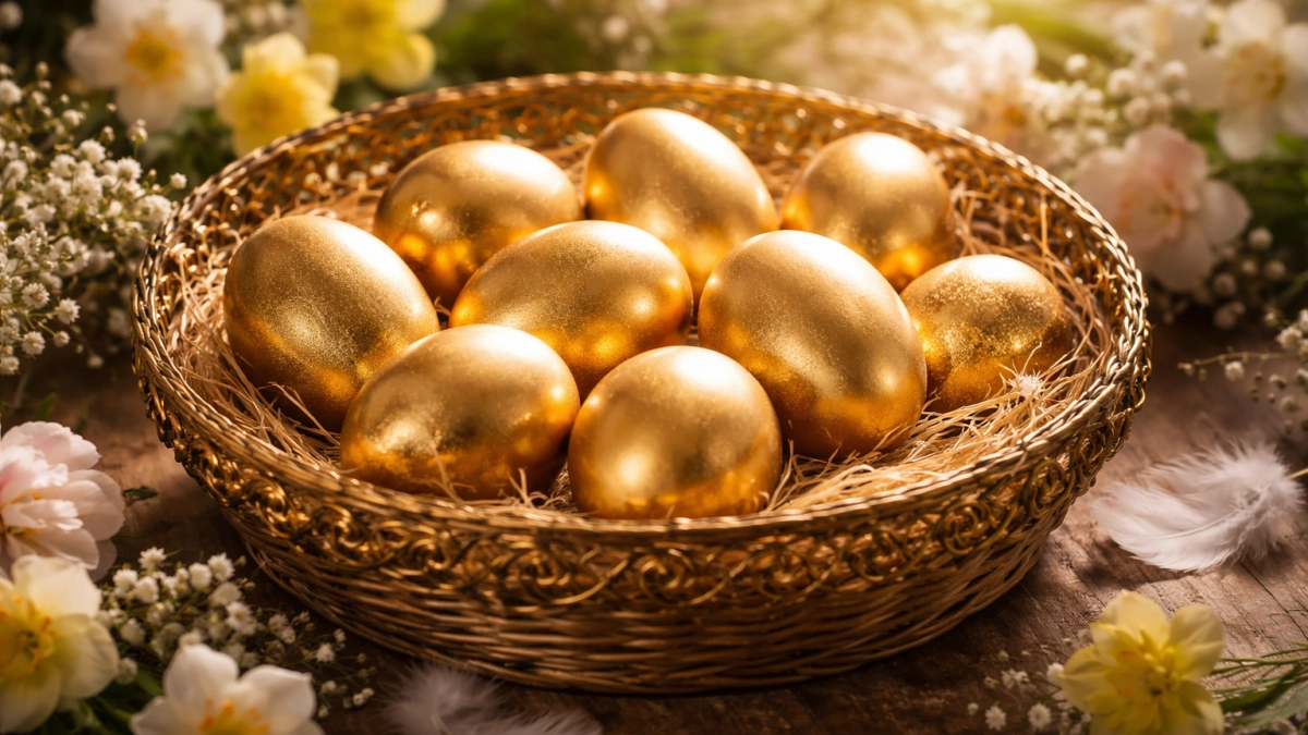 Не просто яйца, а золотые слитки: рвем листья и делаем отвар — натуральный краситель для Пасхи