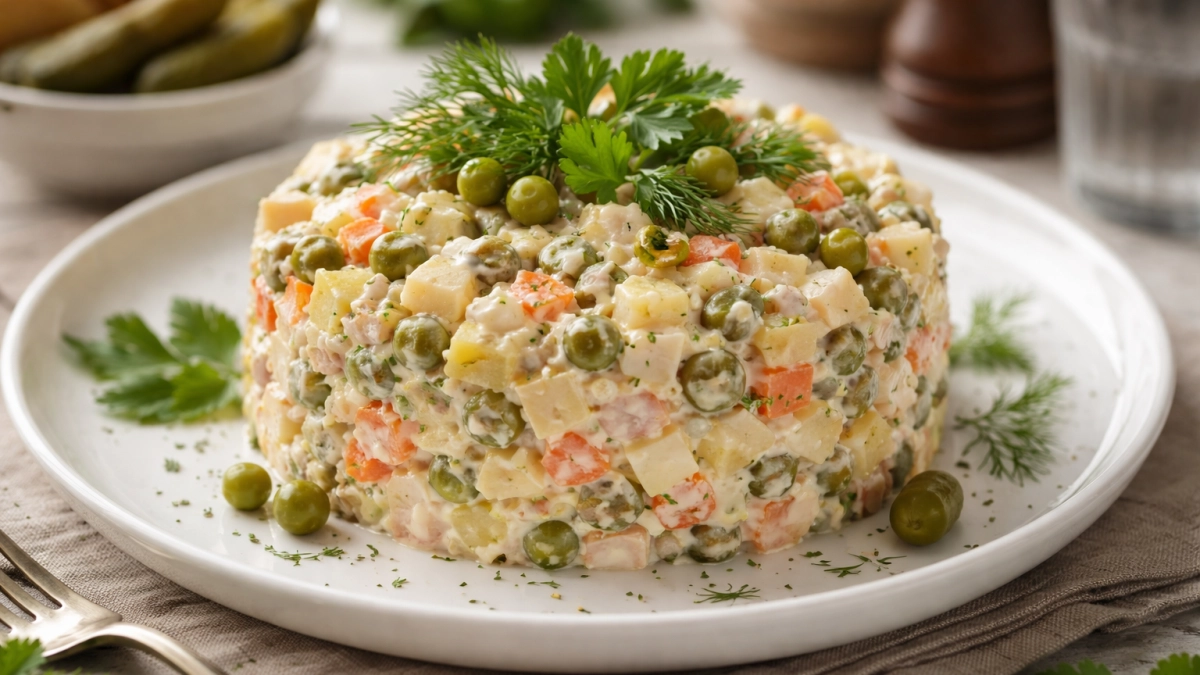 Cалат с зеленым горошком из 90-х "Любимый": Выручит когда нужно срочно накормить гостей