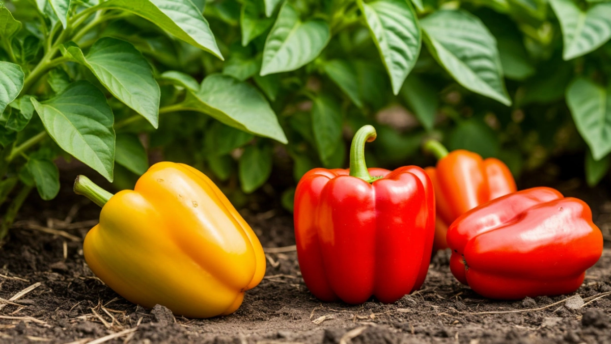 После 6 апреля перцам - обязательно: 4 ложки под корень - и рассада как молодой лес, толстая и коренастая