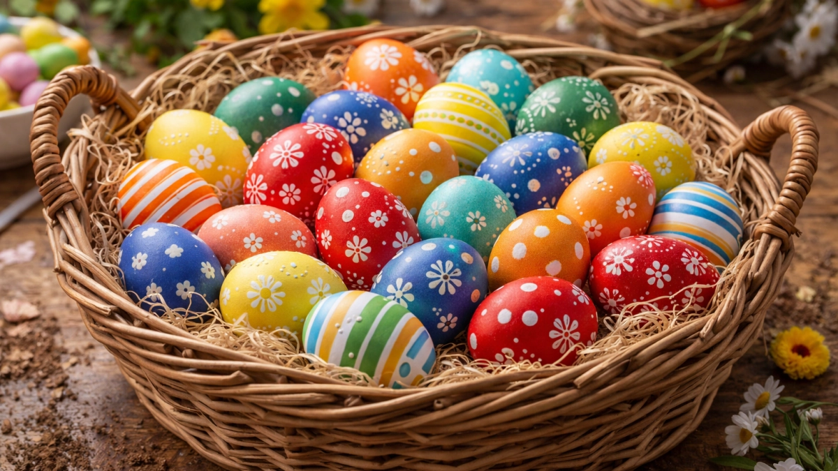 Какие существуют природные красители для яиц?