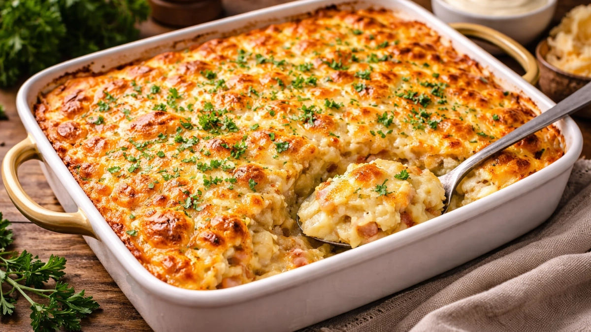 Запеканка, от которой все в восторге: картофель и грибы создают неповторимый дуэт. Простое блюдо с потрясающим вкусом