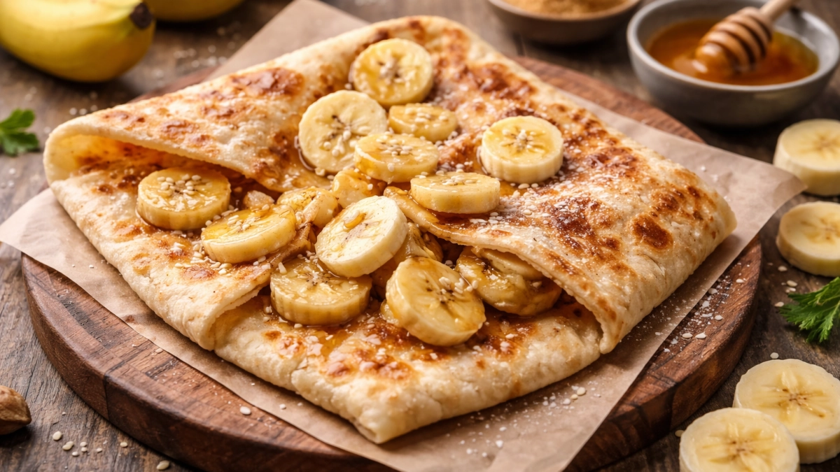 Беру банан и пару ложек муки — через 10 минут готов обалденный завтрак, пахнет как десерт из кондитерской