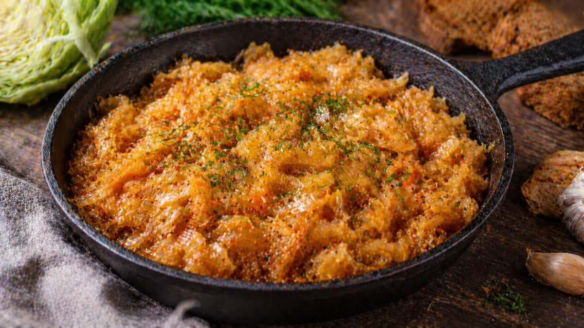 Как тушили капусту в советских столовых: вкус, который не забыть. Делюсь рецептом 1955 года. 