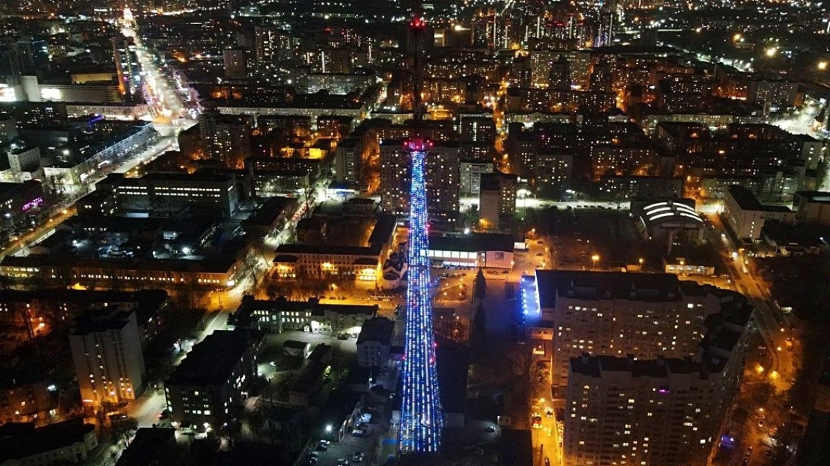 В Воронежской области телебашня окрасится триколором и весенними цветами в честь Первомая