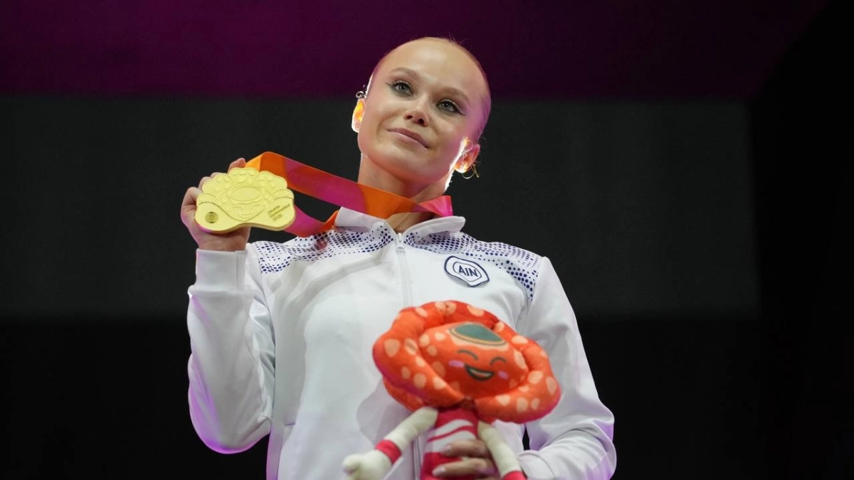 Воронежская гимнастка Ангелина Мельникова завоевала бронзу клубного чемпионата Италии